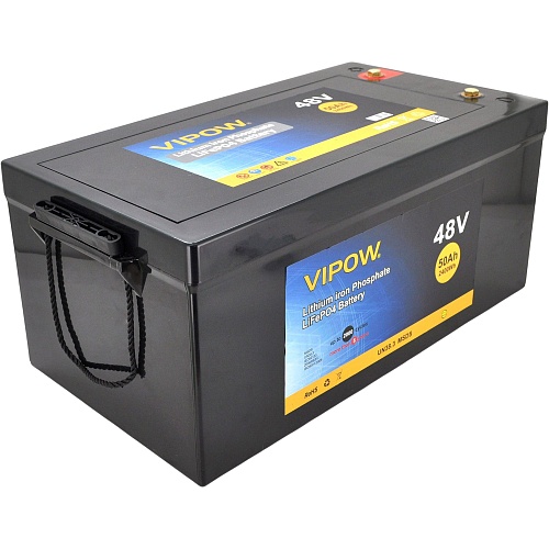 Аккумулятор Vipow LiFePO4 48V (51.2V/50Ah/2560Wh) (LiFePO4512-50/40)