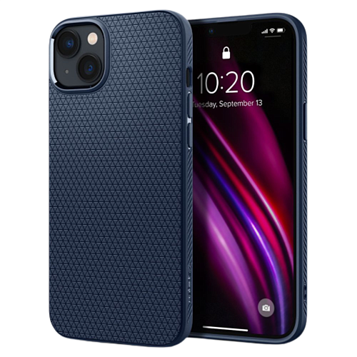 Чехол Spigen Liquid Air Case для Apple iPhone 14 Navy Blue (ACS05038)