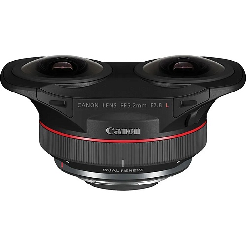 Двойной объектив Canon RF 5.2mm f/2.8 L Dual Fisheye Black (5554C005)