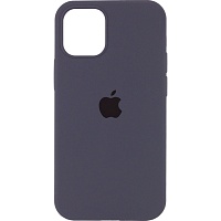 Чехол Silicone Case для Apple iPhone 15 Pro Dark Grey AA