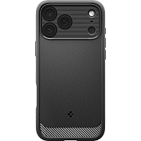 Чохол Spigen Rugged Armor with MagSafe для Apple iPhone 17 Pro Max Matte Black (ACS10263) - придбати в Дніпрі, Україні: ціна, характеристики | інтернет-магазин TOUCH