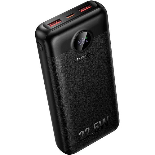 Зовнішній акумулятор Hoco J172A Precision 20000mAh 22.5W Black (6942007681865) - придбати в Дніпрі, Україні: ціна, характеристики | інтернет-магазин TOUCH