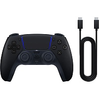 Геймпад Sony DualSense для PS5 Midnight Black + USB-C cable (1000051651)