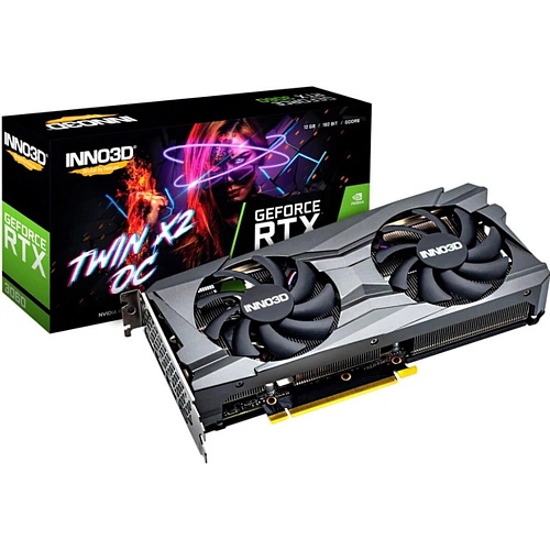 Видеокарта Inno3D GeForce RTX 3060 12GB TWIN X2 OC LHR (N30602-12D6X-11902120H)