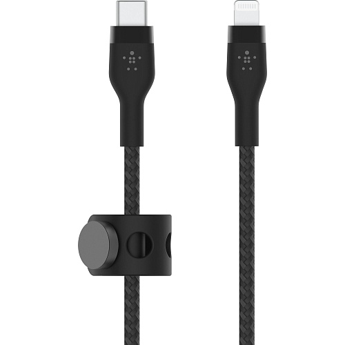 Кабель Belkin Boost Up Charge Pro Flex USB-C to Lightning 1m Black (CAA011BT1MBK) - придбати в Дніпрі, Україні: ціна, характеристики | інтернет-магазин TOUCH