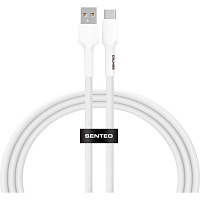 Кабель Senteo SL-03 Silica Gel USB-A to USB-C 2m White - придбати в Дніпрі, Україні: ціна, характеристики | інтернет-магазин TOUCH