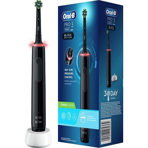 Электрическая зубная щетка Oral-B D505 PRO 3 3000 Cross Action Black