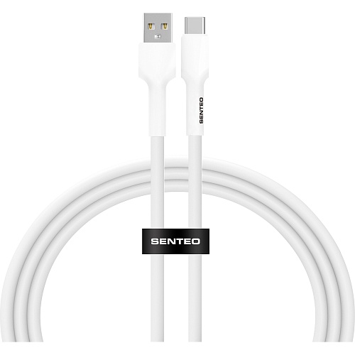 Кабель Senteo SL-03 Silica Gel USB-A to USB-C 2m White