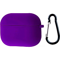 Чехол Silicone Case + Carbine для Apple AirPods Pro 2 Ultra Violet