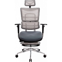 Офисное кресло GT Racer X-802L Bright Gray (W-20 B-40)