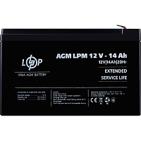 Аккумулятор LogicPower AGM 12V (12V/14Ah/168Wh) (4161)