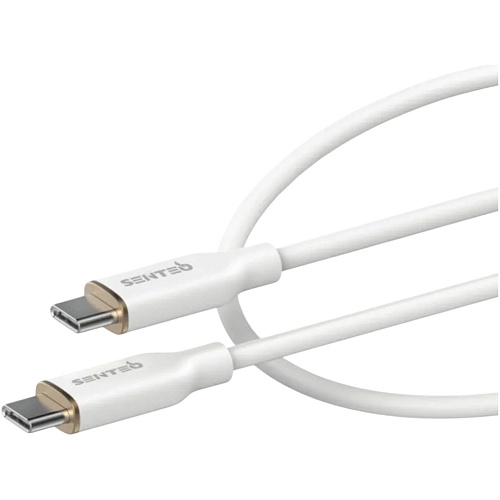 Кабель Senteo SL-01 Serpens Series USB-C to USB-C 100W 1m White - придбати в Дніпрі, Україні: ціна, характеристики | інтернет-магазин TOUCH