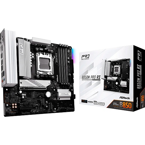 Материнська плата ASRock B850M Pro RS - придбати в Дніпрі, Україні: ціна, характеристики | інтернет-магазин TOUCH