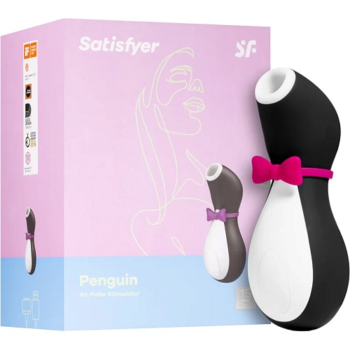 Вібратор з вакуумною стимуляцією Satisfyer Pro Penguin Next Generation (SO1641) - придбати в Дніпрі, Україні: ціна, характеристики | інтернет-магазин TOUCH