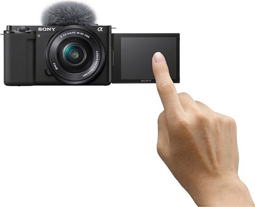 ≡ Беззеркальный фотоаппарат Sony ZV-E10 Kit 16-50mm f3.5-5.6 OSS