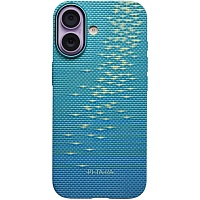Чехол Pitaka Ultra-Slim для Apple iPhone 17 Lucid Blue (KI1702AG)