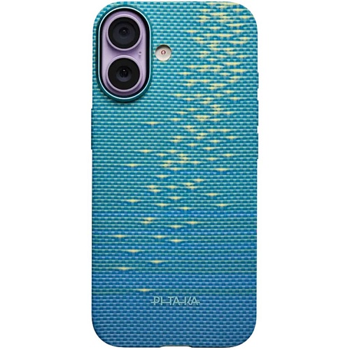 Чехол Pitaka Ultra-Slim для Apple iPhone 17 Lucid Blue (KI1702AG)