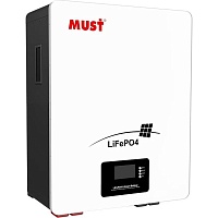 Аккумулятор Must LiFePO4 24V (25.6V/200Ah/5136Wh) (LP1600-24200)