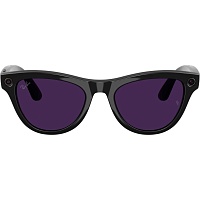 Смарт-очки Ray-Ban Meta Skyler Gen 2 Standard Shiny Black Frame/Clear to Amethyst Transitions Lenses (RW4014 601/CH 52-20)