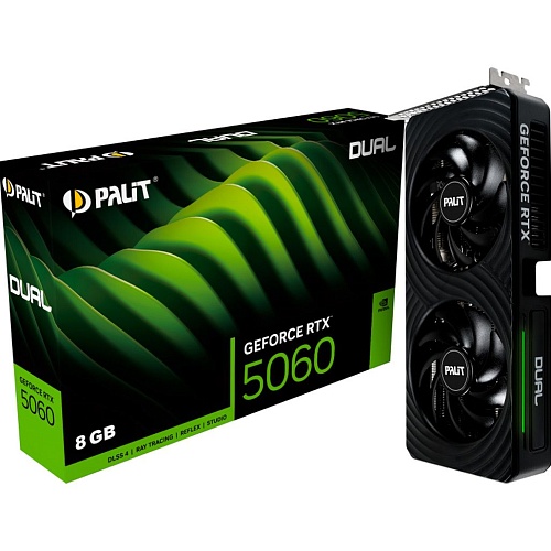 Видеокарта Palit GeForce RTX 5060 Dual (NE75060019P1-GB2063D) UA