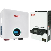 Система хранения энергии Must PV18-3224 VPM ll Series 24V 3.2kW + 1 АКБ LP16-24320 8.1kWh (25.6V/320Ah/8192Wh)