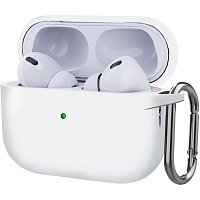 Чехол ArmorStandart Hang Silicone Case для Apple AirPods Pro 2 White (ARM68586)