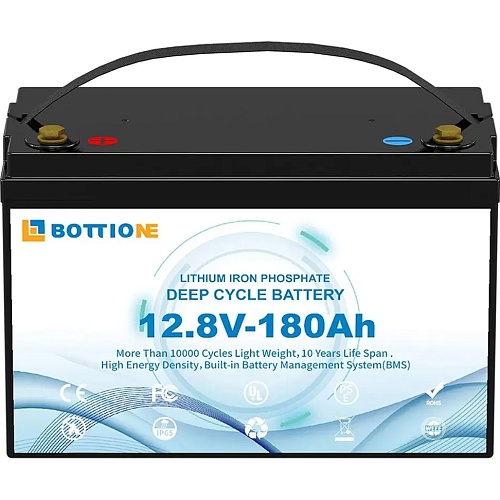 Аккумулятор Bottione LiFePO4 12V (12.8V/180Ah/2304Wh)