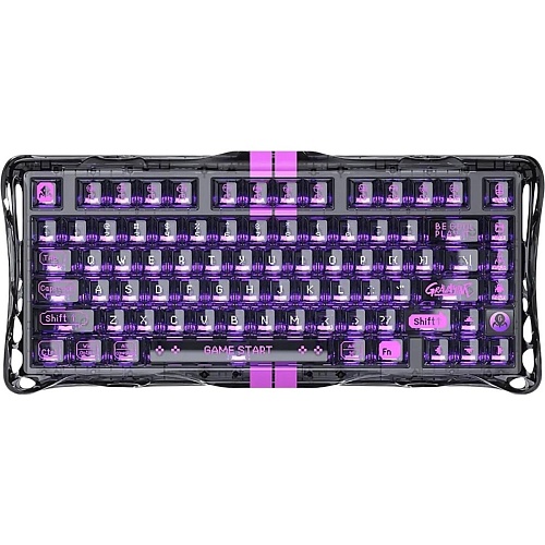 Клавиатура GravaStar Mercury V75 Lite Transparent Black (GSV75LITE_XTAL_BLK)