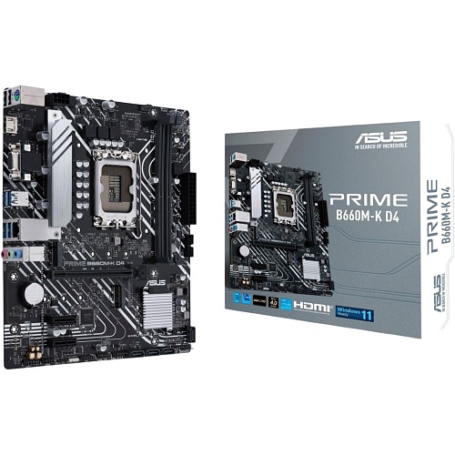 Материнская плата Asus Prime B660M-K D4 (90MB1950-M1EAY0)
