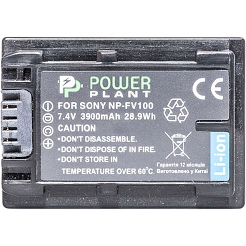 Акумулятор PowerPlant NP-FV100 для Sony (DV00DV1271) - придбати в Дніпрі, Україні: ціна, характеристики | інтернет-магазин TOUCH