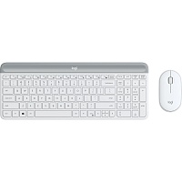 Комплект (клавиатура + мышь) Logitech MK470 Wireless Slim Off-White (920-009205)