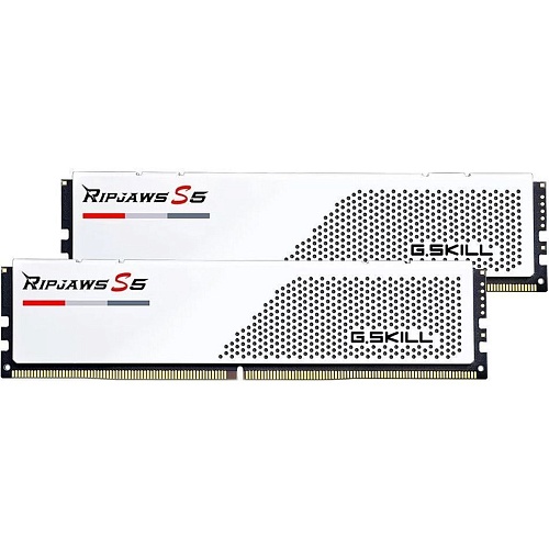 Модуль памяти DDR5 G.Skill Ripjaws S5 2x16GB 6000MHz White (F5-6000J3040F16GX2-RS5W)
