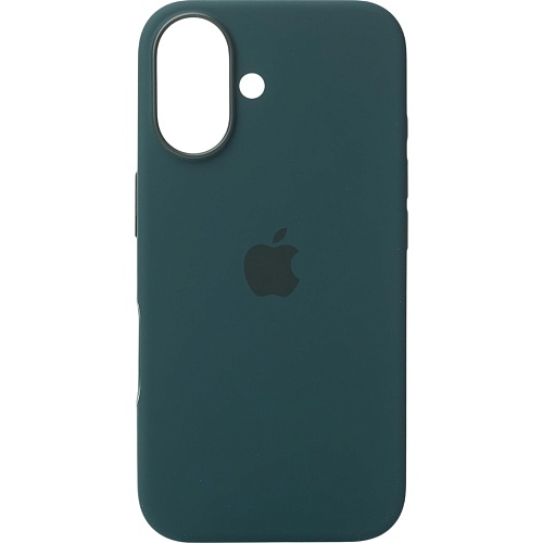 Чехол Silicone Case with MagSafe для Apple iPhone 16 Plus Lake Green AAA
