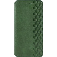 Чехол-книжка GETMAN Cubic Case для Redmi Note 13 4G Green