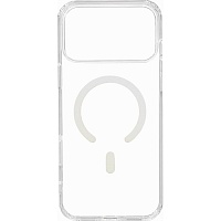 Чехол Mango Premium Acrylic with Magnetic Ring with Button для Apple iPhone 16 Pro Max Clear