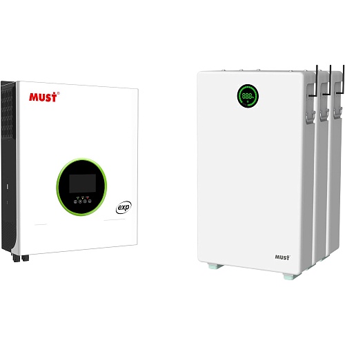 Система хранения энергии Must PV19-10048EXP 10kW + 3 АКБ LP28-48200 30.7kWh (51.2V/200Ah/10240Wh)