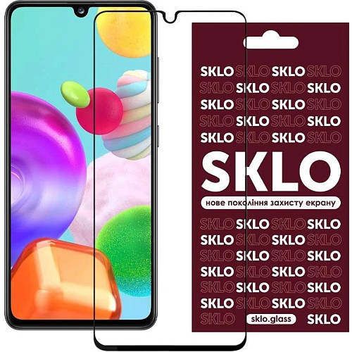 Защитное стекло Sklo Full Glue 3D Tempered Glass для Realme C30s Black