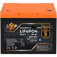 Акумулятор LogicPower LiFePO4 Smart BT 24V (25.6V/32Ah/820Wh) (BMS 40A/32А) (29992) - придбати в Дніпрі, Україні: ціна, характеристики | інтернет-магазин TOUCH