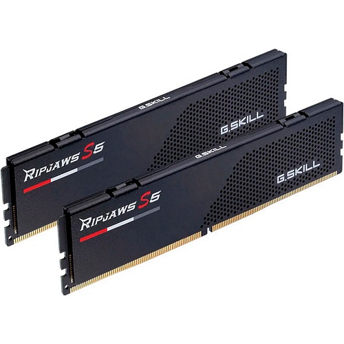 Модуль памяти DDR5 G.Skill Ripjaws S5 2x32GB 6400 MHz Matte Black (F5-6400J3239G32GX2-RS5K)
