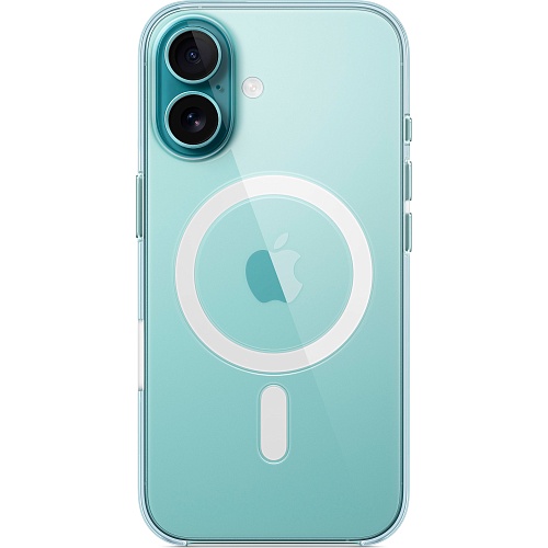 Чехол Clear Case with MagSafe для Apple iPhone 16 Transparent AAA
