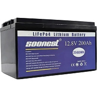 Акумулятор SOONEST LiFePO4 12V (12.8V/200Ah/2560Wh) (SOONEST-12200) - придбати в Дніпрі, Україні: ціна, характеристики | інтернет-магазин TOUCH