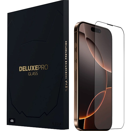 Защитное стекло iLera DeLuxe Original Glass для Apple iPhone 16 Pro (iLFCDL16PR)