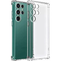 Чехол GETMAN Ease logo Full Camera для Samsung Galaxy S24 Ultra Transparent