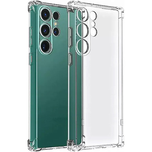 Чехол GETMAN Ease logo Full Camera для Samsung Galaxy S24 Ultra Transparent