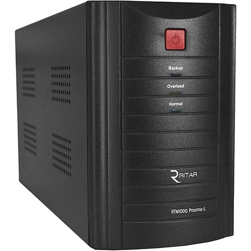 Источник бесперебойного питания (ИБП) Ritar RTM1000 (600W) Proxima-L (RTM1000L)
