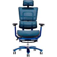 Офисное кресло GT Racer X-815L Black/Blue (W-85)