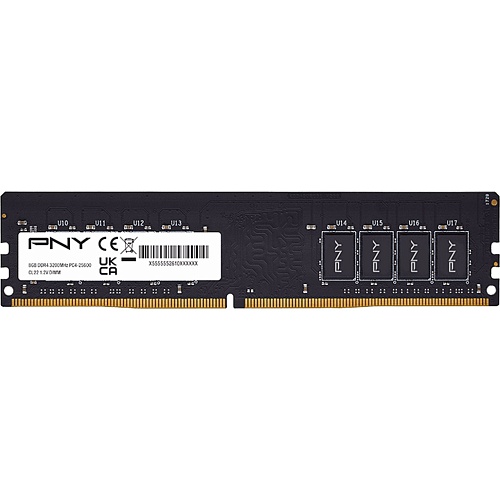 Модуль памяти DDR4 PNY 8GB 3200MHz (MD8GSD43200-SB)