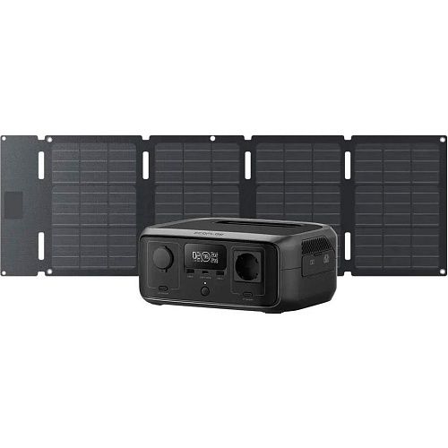 Зарядная станция EcoFlow RIVER 3 UPS with Solar Panel 45W (EF-PR705-UPS-B-45W-EU) UA