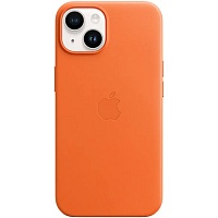 Чохол Leather Case with MagSafe для Apple iPhone 14 Orange AAA - придбати в Дніпрі, Україні: ціна, характеристики | інтернет-магазин TOUCH