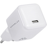 Сетевое зарядное устройство Monblan G2 Crystal Series 20W USB-C White
